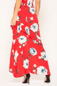 Floral Stunner High Low Skirt sold by Miss Me