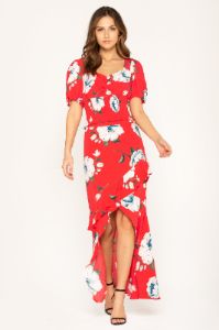Floral Stunner High Low Skirt sold by Miss Me