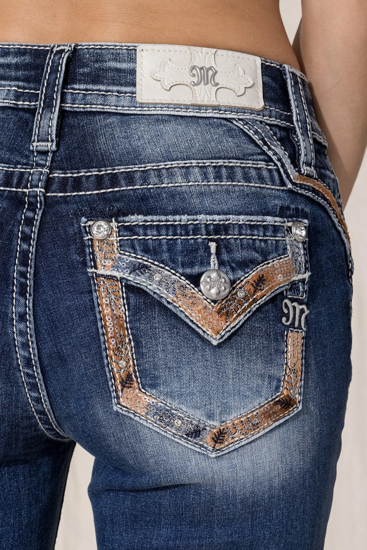 Love Pop Bootcut Jeans sold by Miss Me product image thumbnail 4