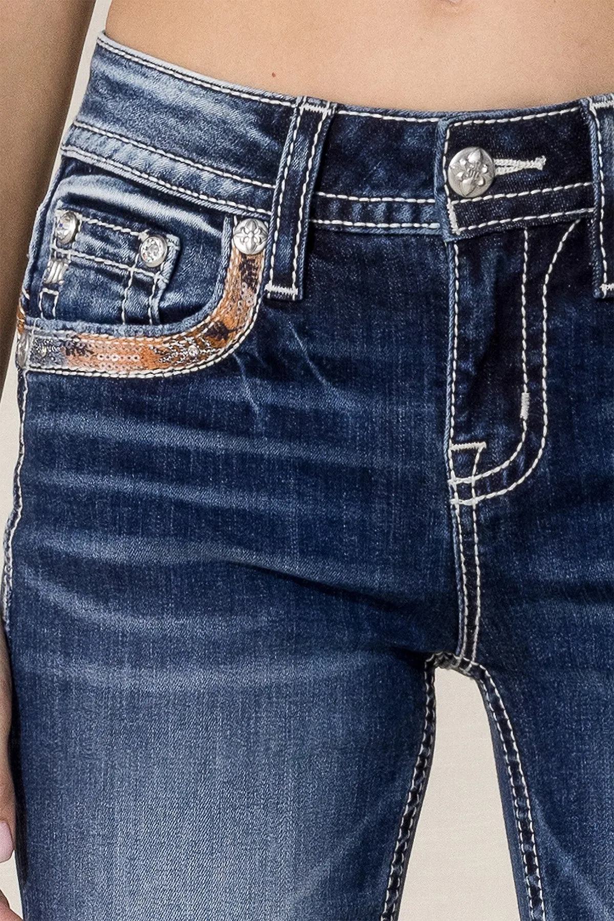 Love Pop Bootcut Jeans sold by Miss Me product image thumbnail 5