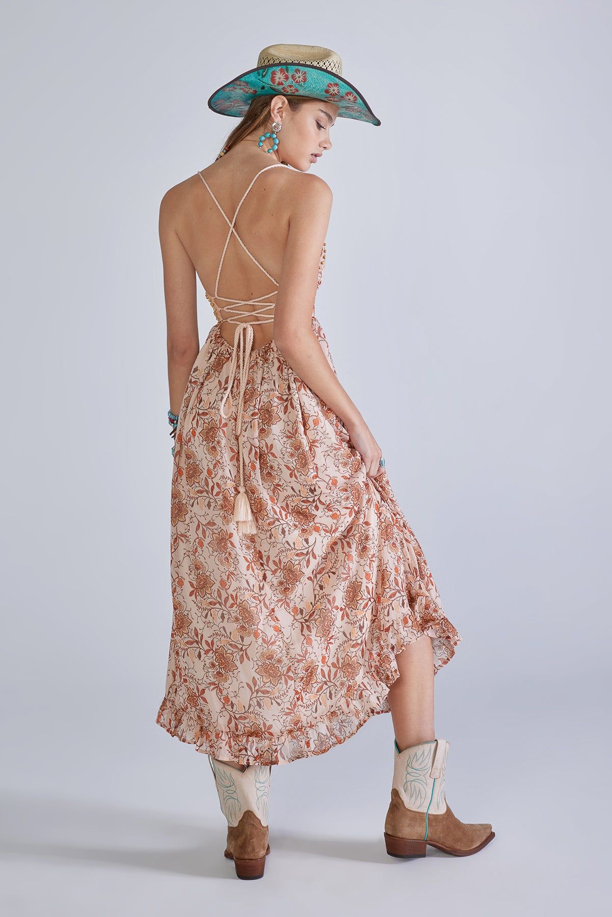 Floral Print Dress sold by Miss Me product image thumbnail 3