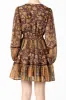 Mixed Floral Pattern Mini Dress sold by Miss Me