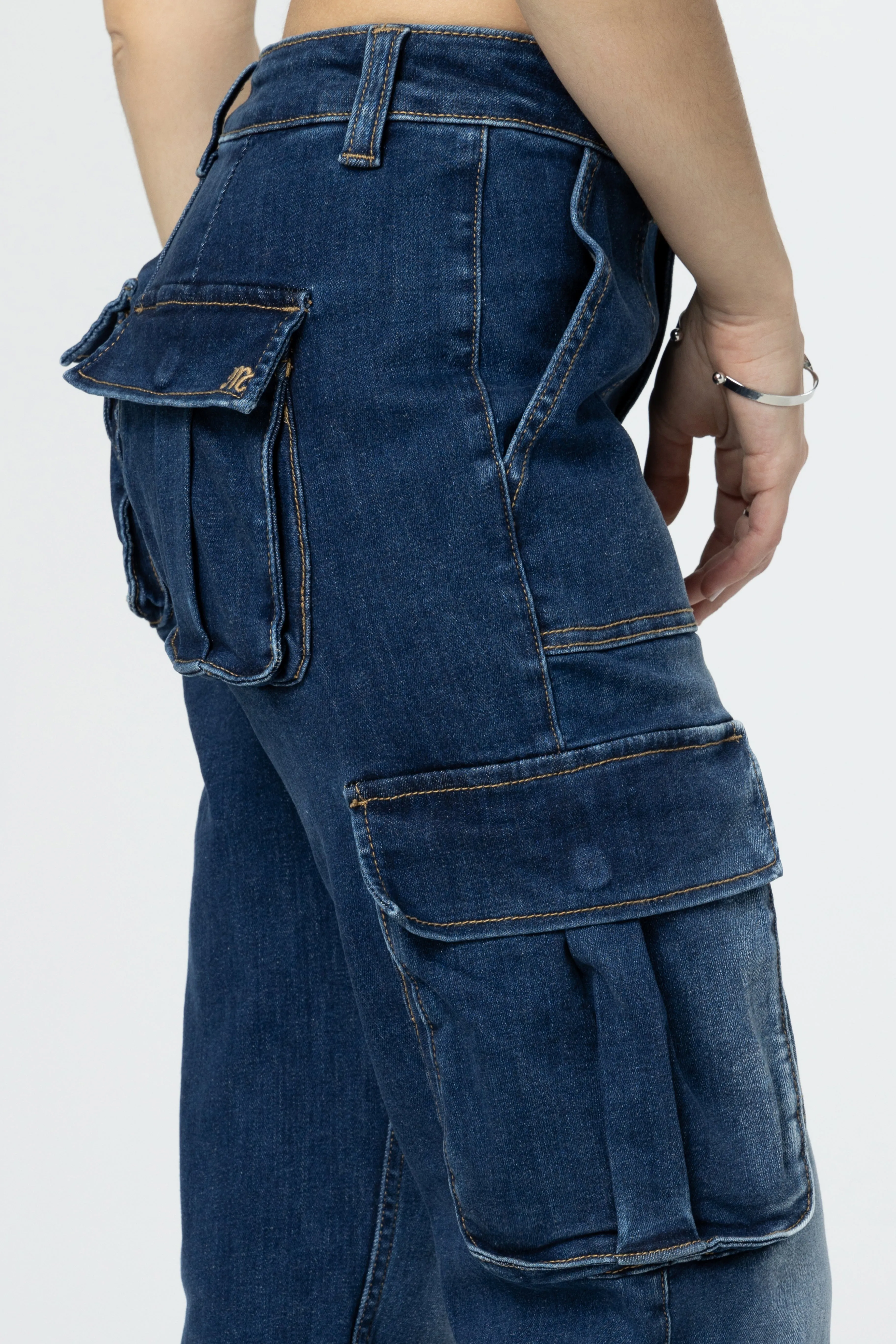Denim Cargo Jeans sold by Miss Me product image thumbnail 3