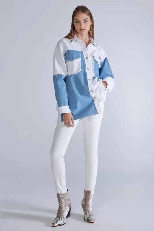 Oversized Denim Jacket sold by Miss Me