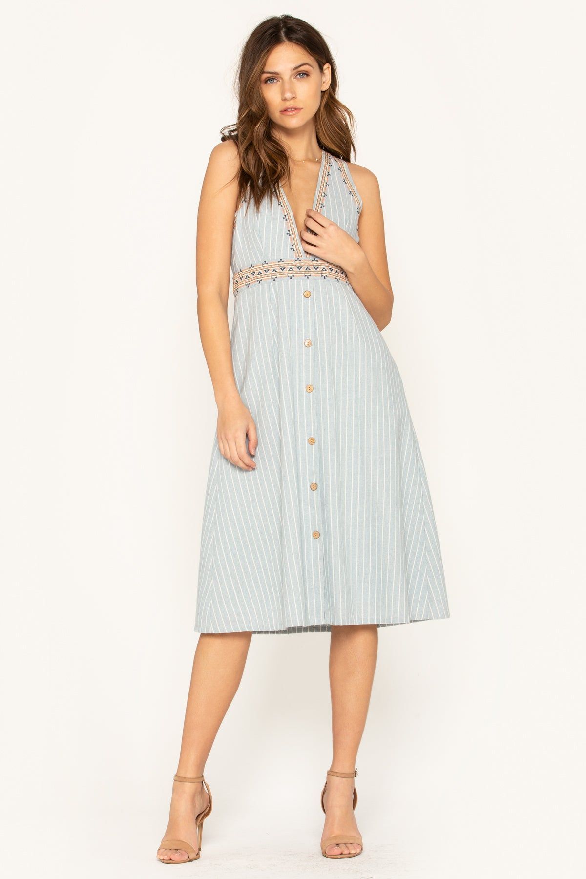Brunching Babe Midi Dress sold by Miss Me