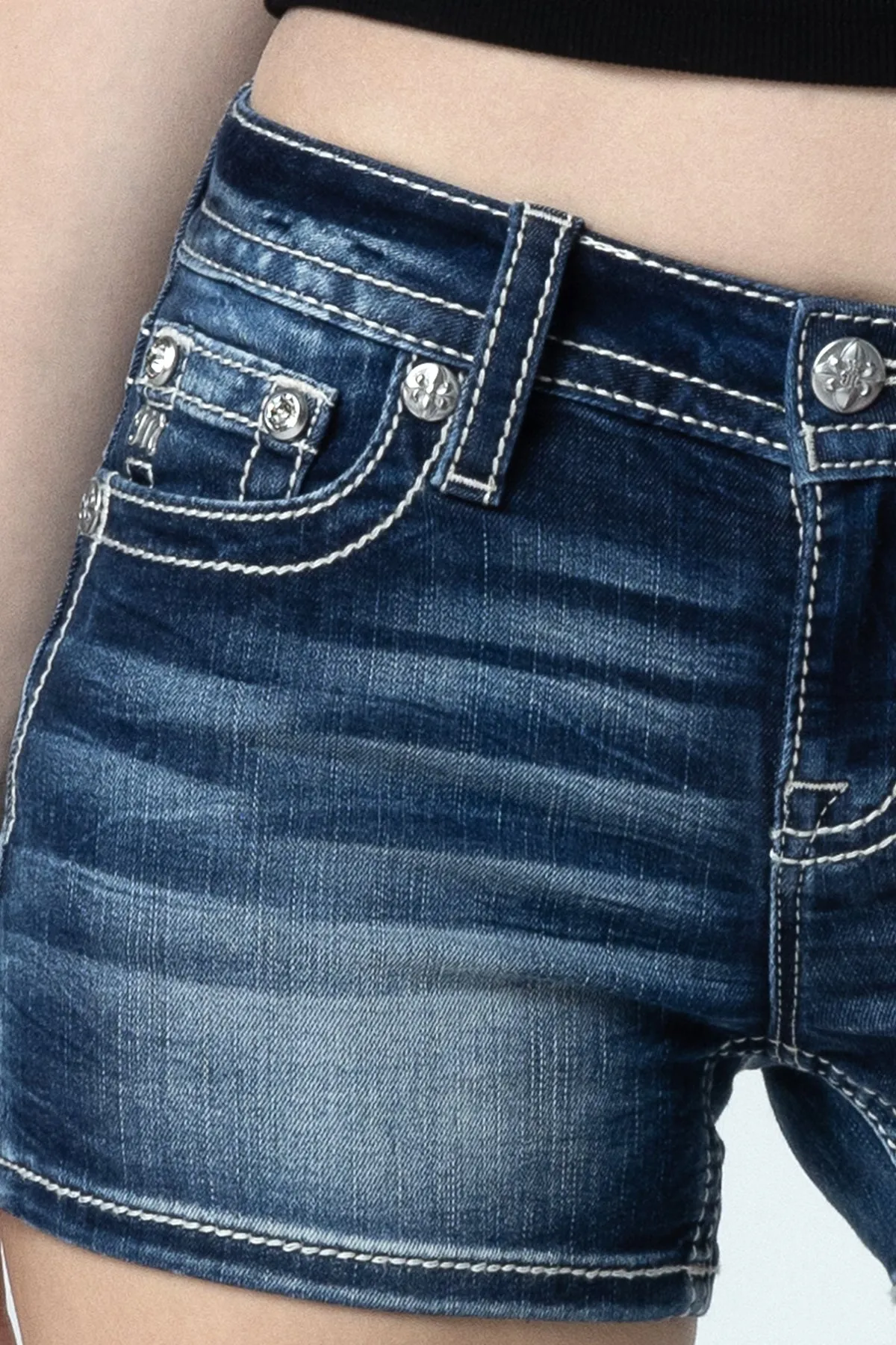 Dreamy Longhorn Jean Shorts sold by Miss Me product image thumbnail 5