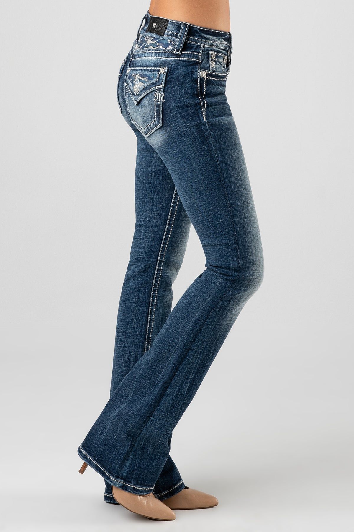 Camo Glitz Bootcut Jeans sold by Miss Me product image thumbnail 3