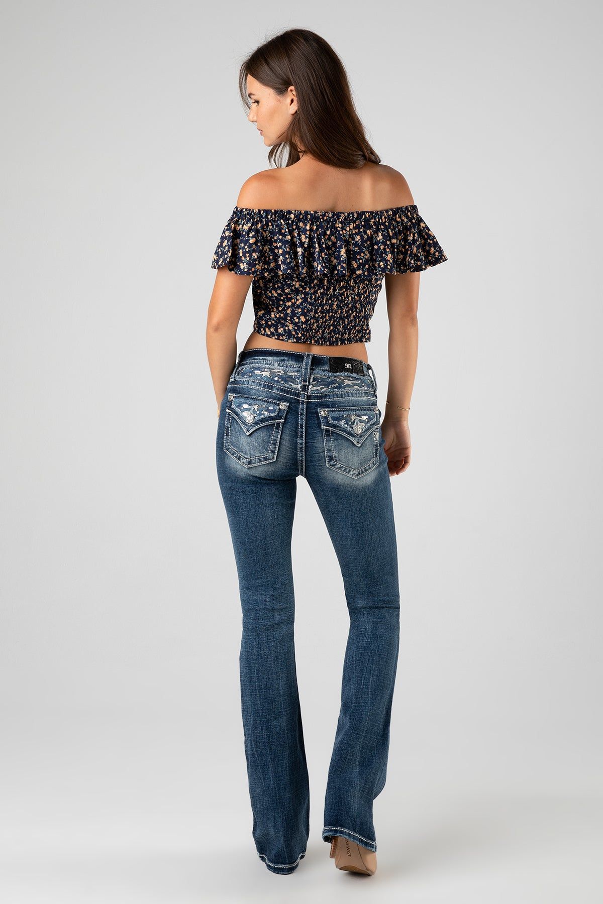 Camo Glitz Bootcut Jeans sold by Miss Me product image thumbnail 7