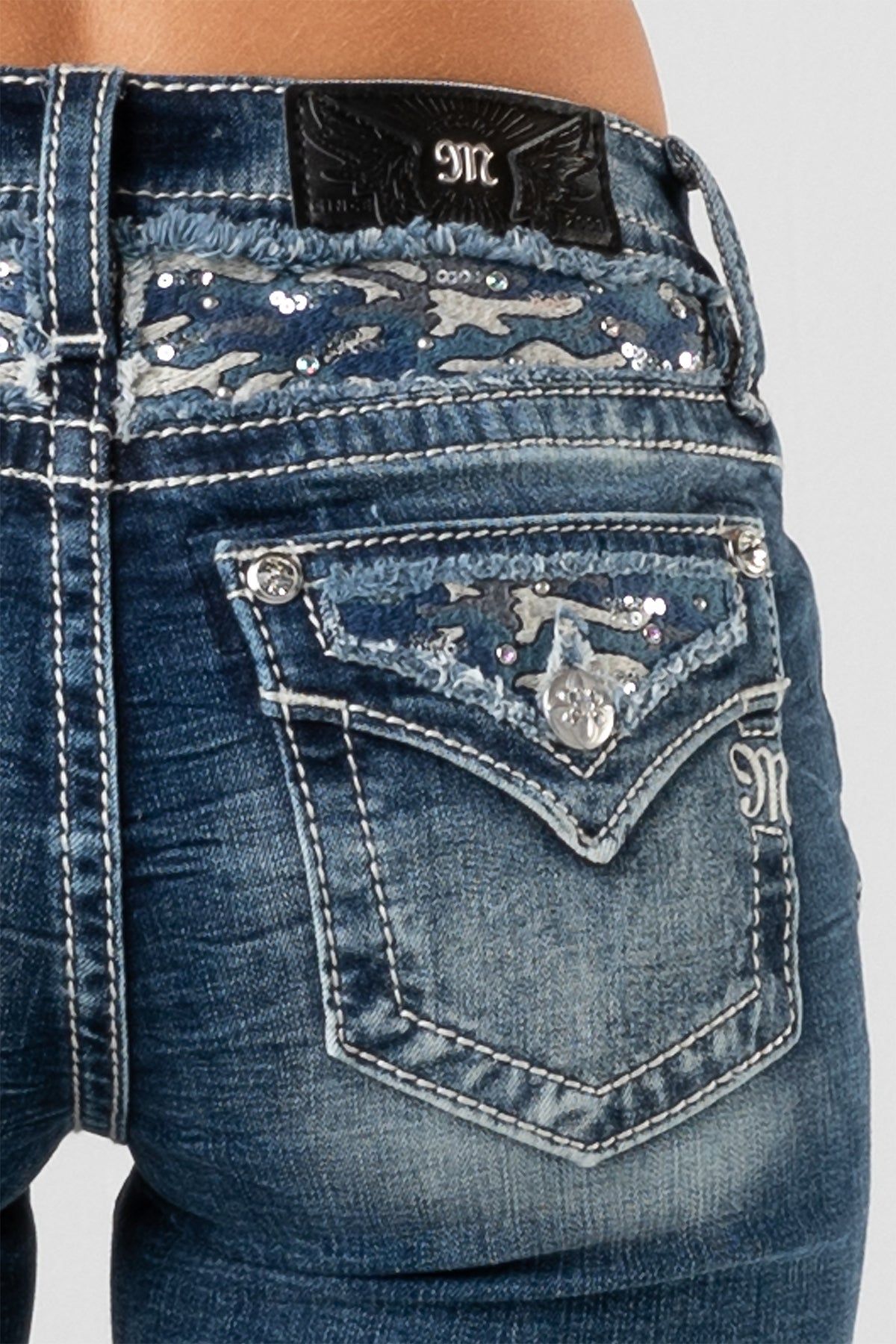 Camo Glitz Bootcut Jeans sold by Miss Me product image thumbnail 4