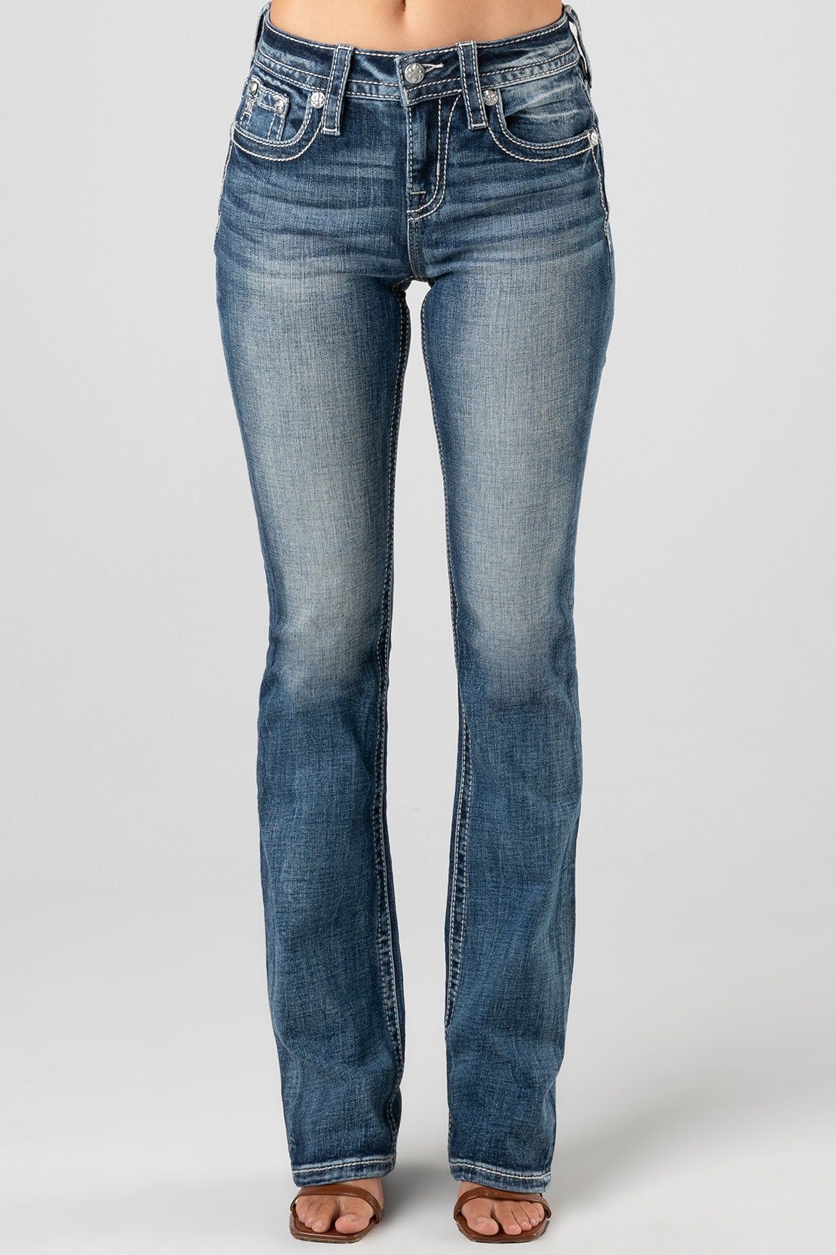 Torn Aztec Bootcut Jeans sold by Miss Me product image thumbnail 2