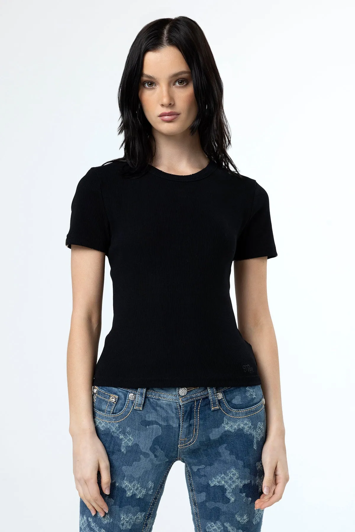Everyday Longline Tee sold by Miss Me product image thumbnail 3