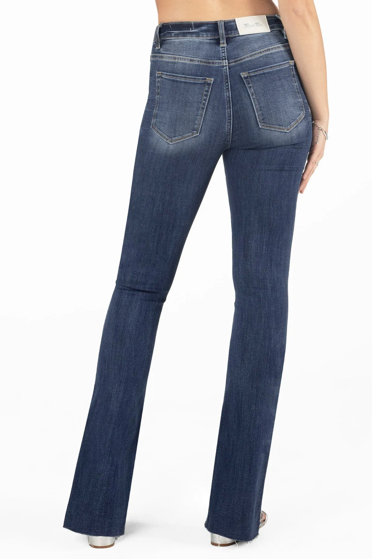 Paisley Front Slit Bootcut Jeans sold by Miss Me product image thumbnail 2