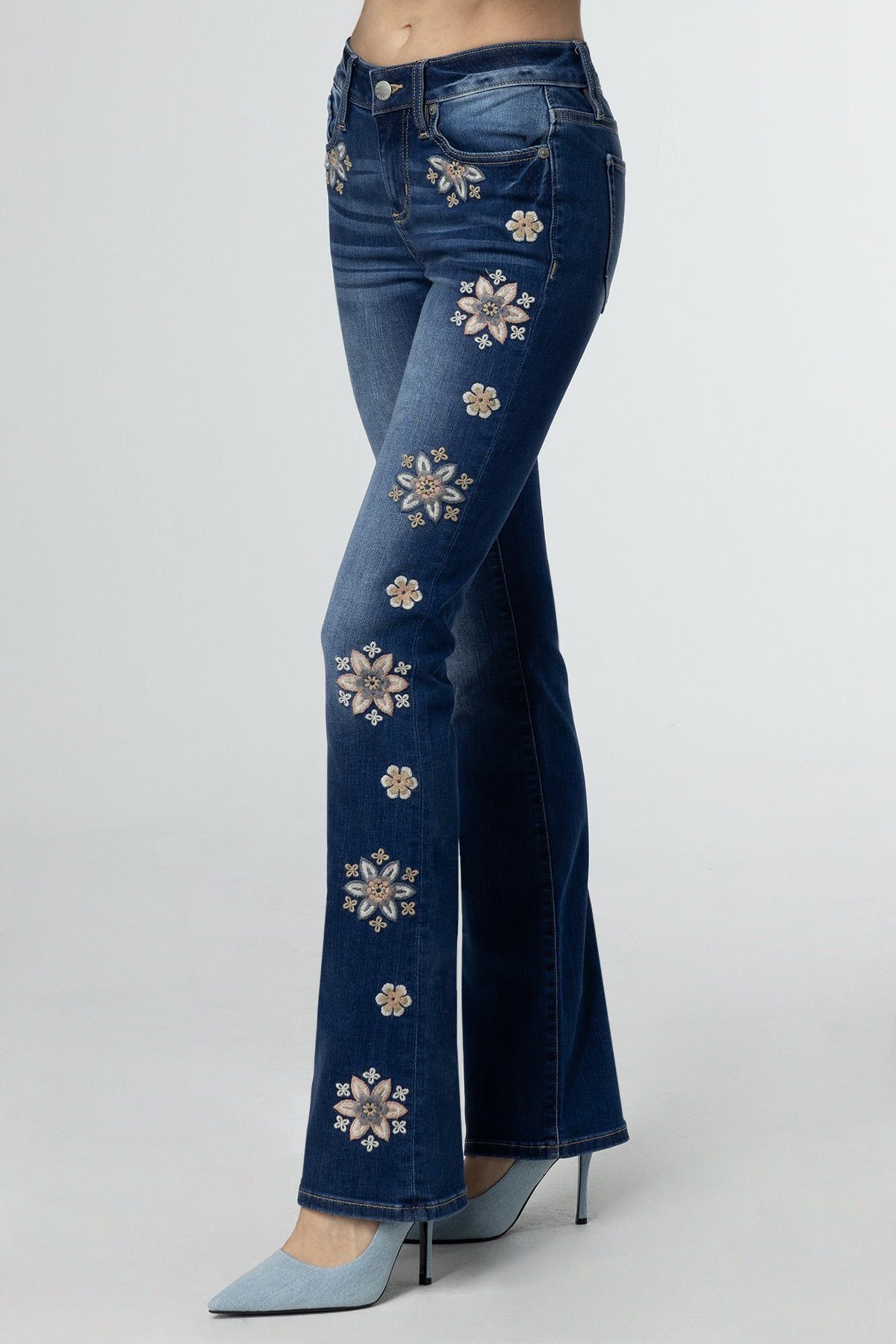 Falling Flowers Bootcut Jeans sold by Miss Me product image thumbnail 3