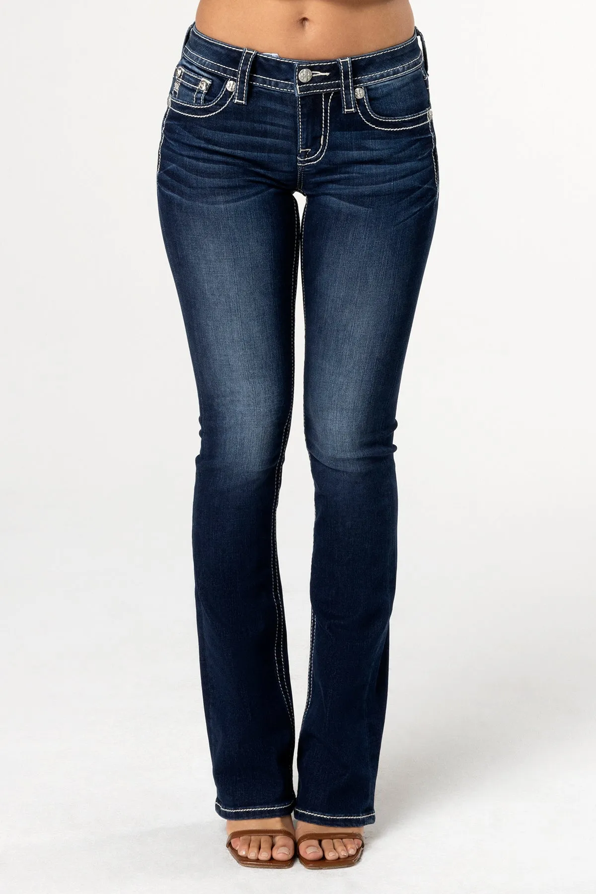 Crissy Silver Bootcut Jeans sold by Miss Me product image thumbnail 3