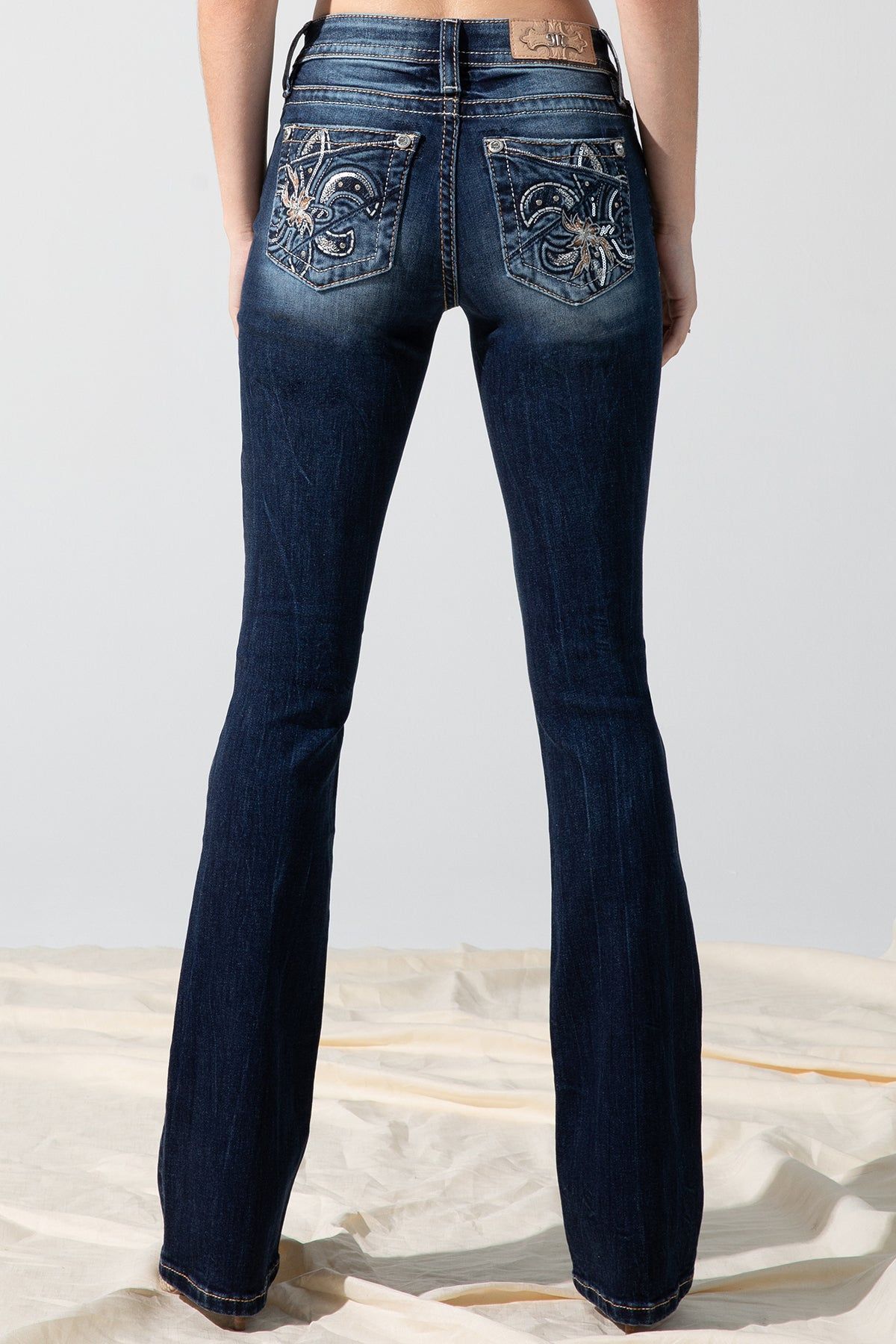 Broken Fleur Bootcut Jeans - SOLD OUT (checked 3/27) sold by Miss Me