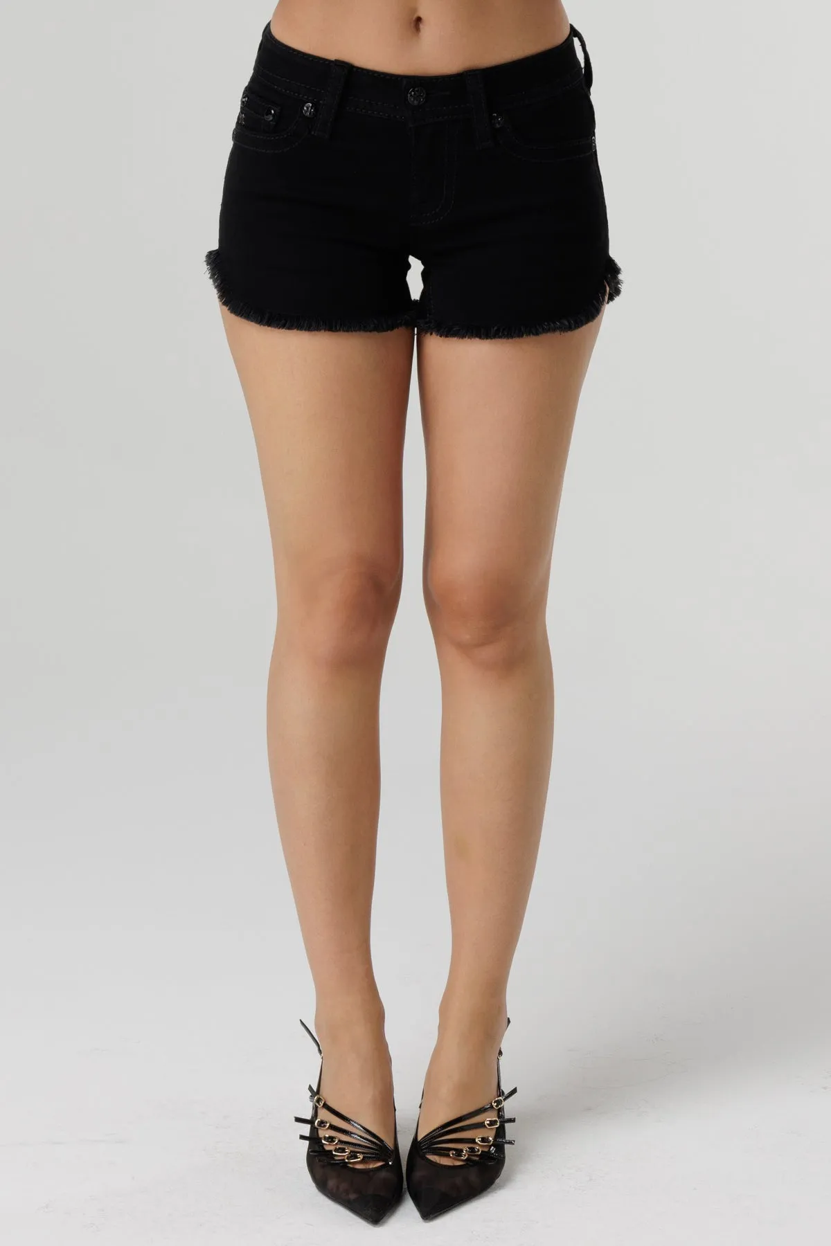 Nightfall Cross-Stitch Shorts sold by Miss Me product image thumbnail 2