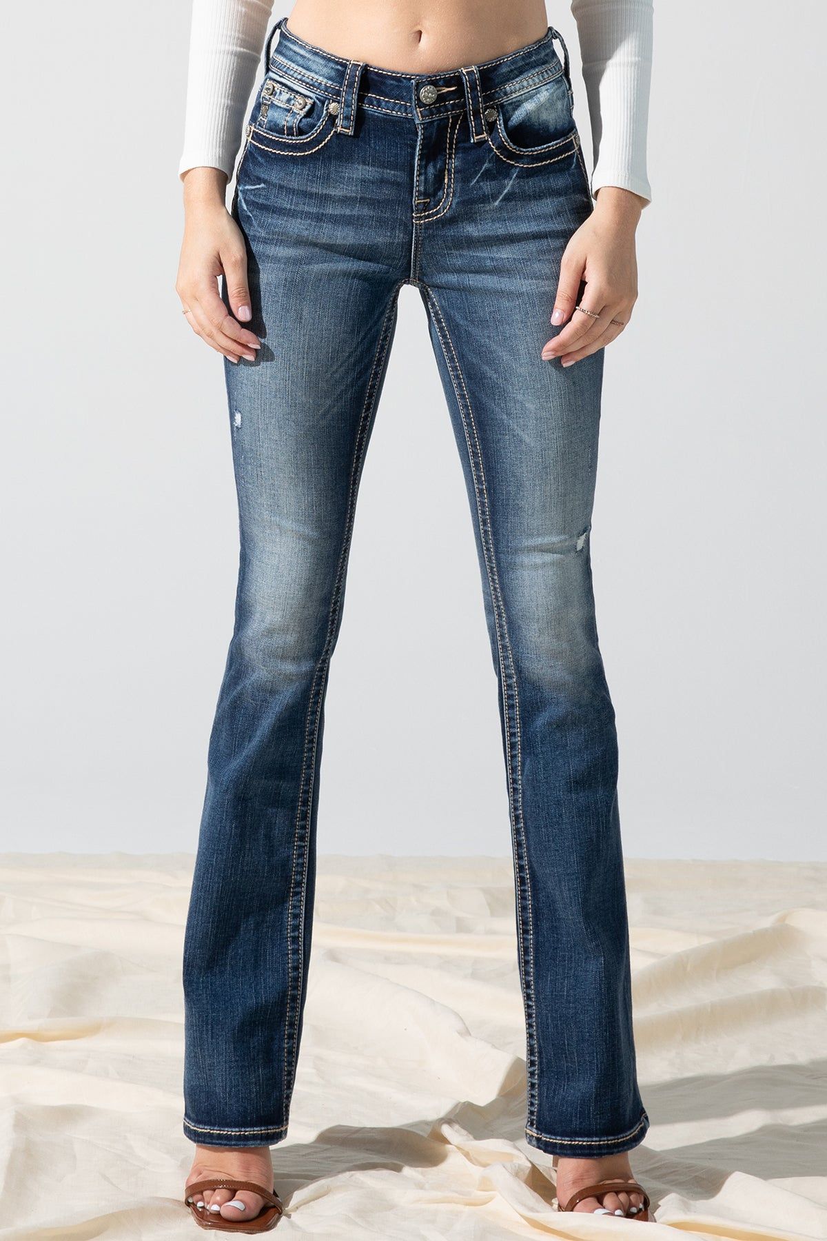 Feather Dream Bootcut Jean sold by Miss Me product image thumbnail 2