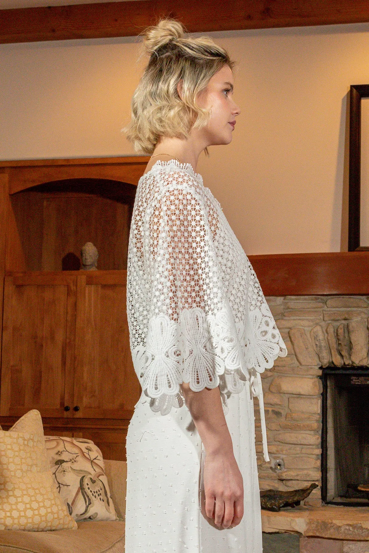 Sheer Crochet Top sold by Miss Me product image thumbnail 5