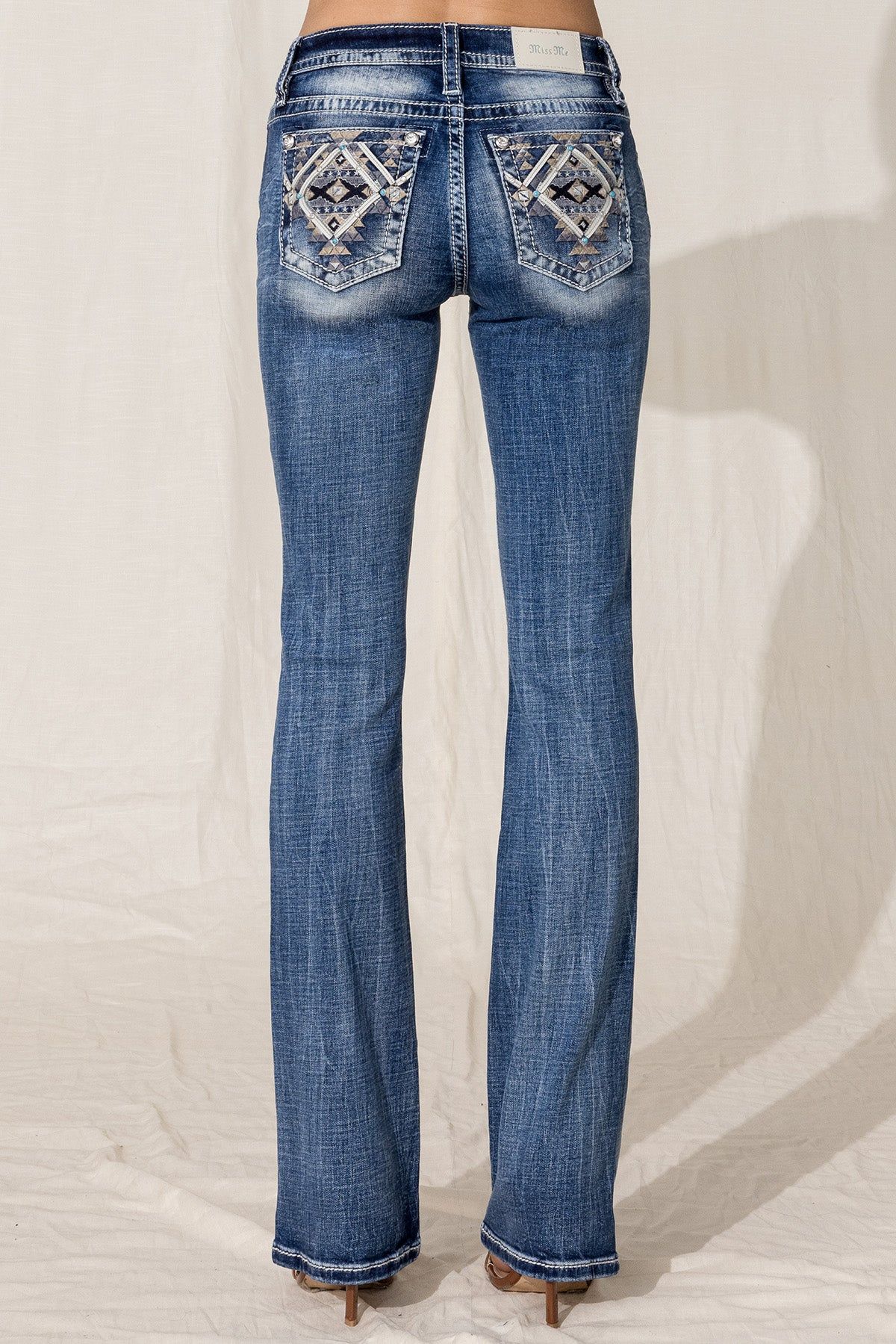 Aztec Dimension Bootcut Jean sold by Miss Me