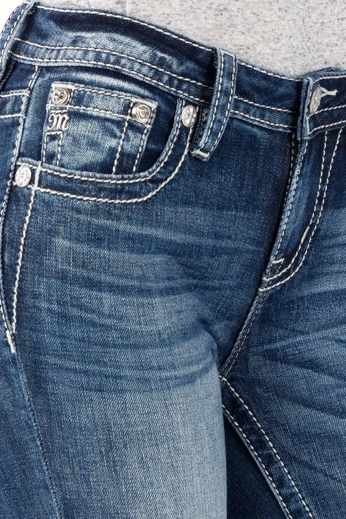 Fearless Flower Skinny Jean sold by Miss Me product image thumbnail 5