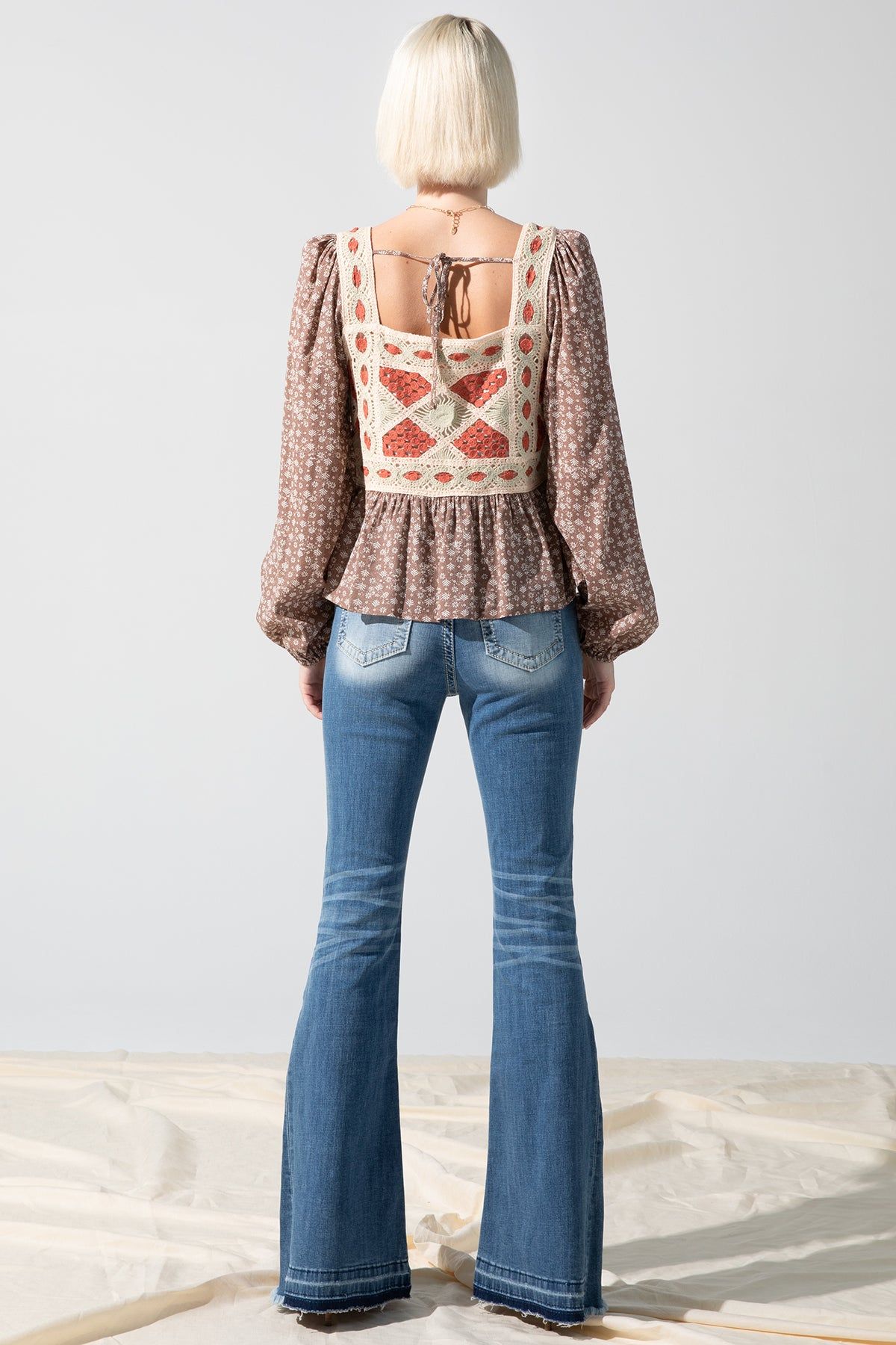 Ditzy Floral Crochet Top sold by Miss Me product image thumbnail 5