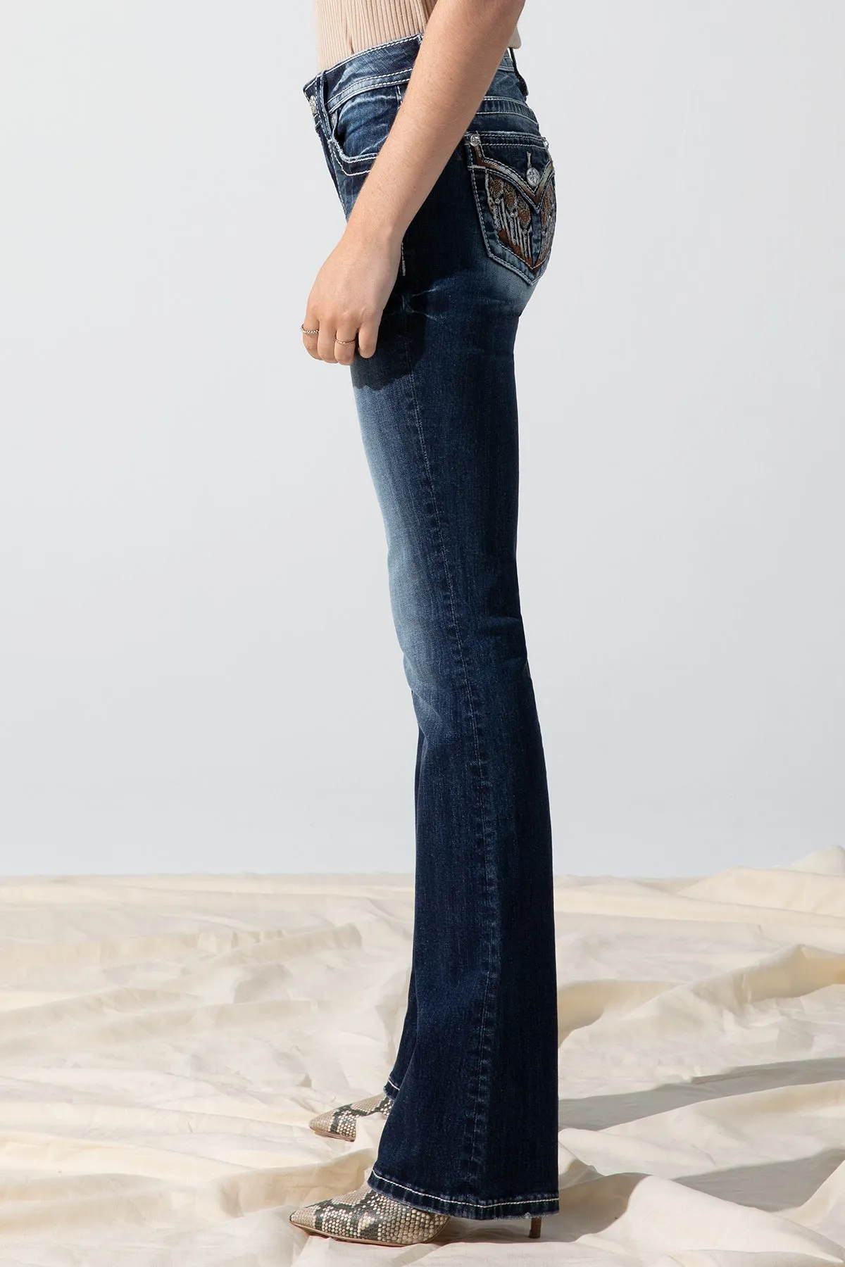 Ombre Wing Bootcut Jeans sold by Miss Me product image thumbnail 3