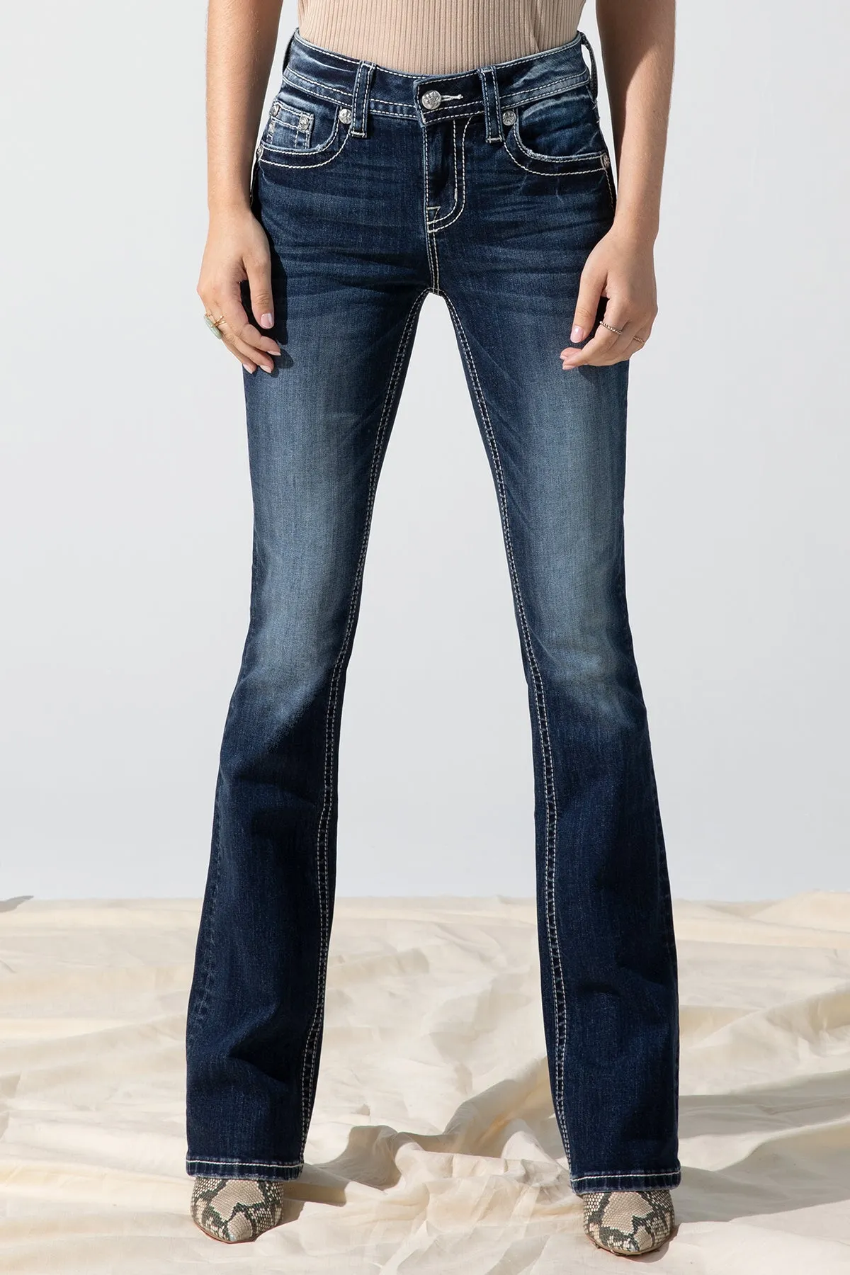 Ombre Wing Bootcut Jeans sold by Miss Me product image thumbnail 2