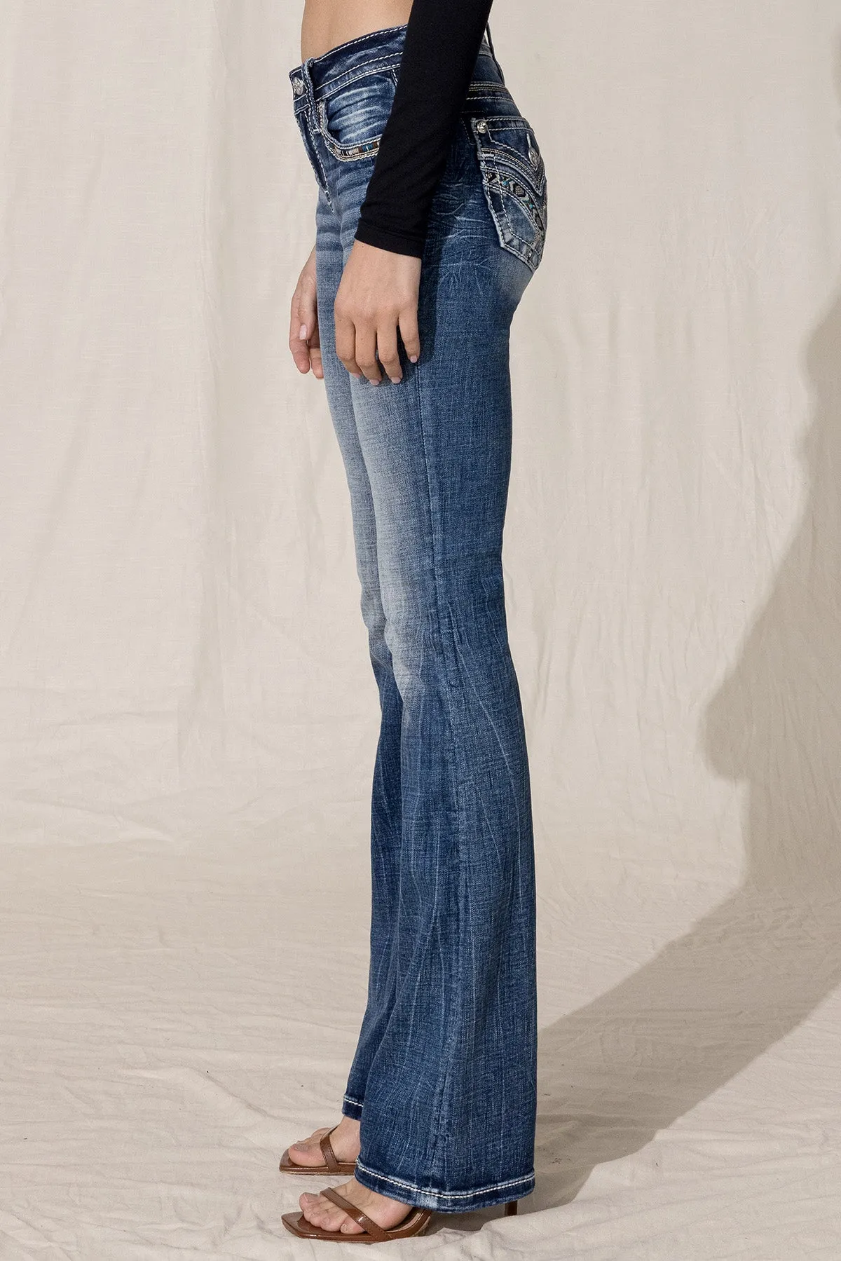 Tribal Road Bootcut Jeans sold by Miss Me product image thumbnail 5