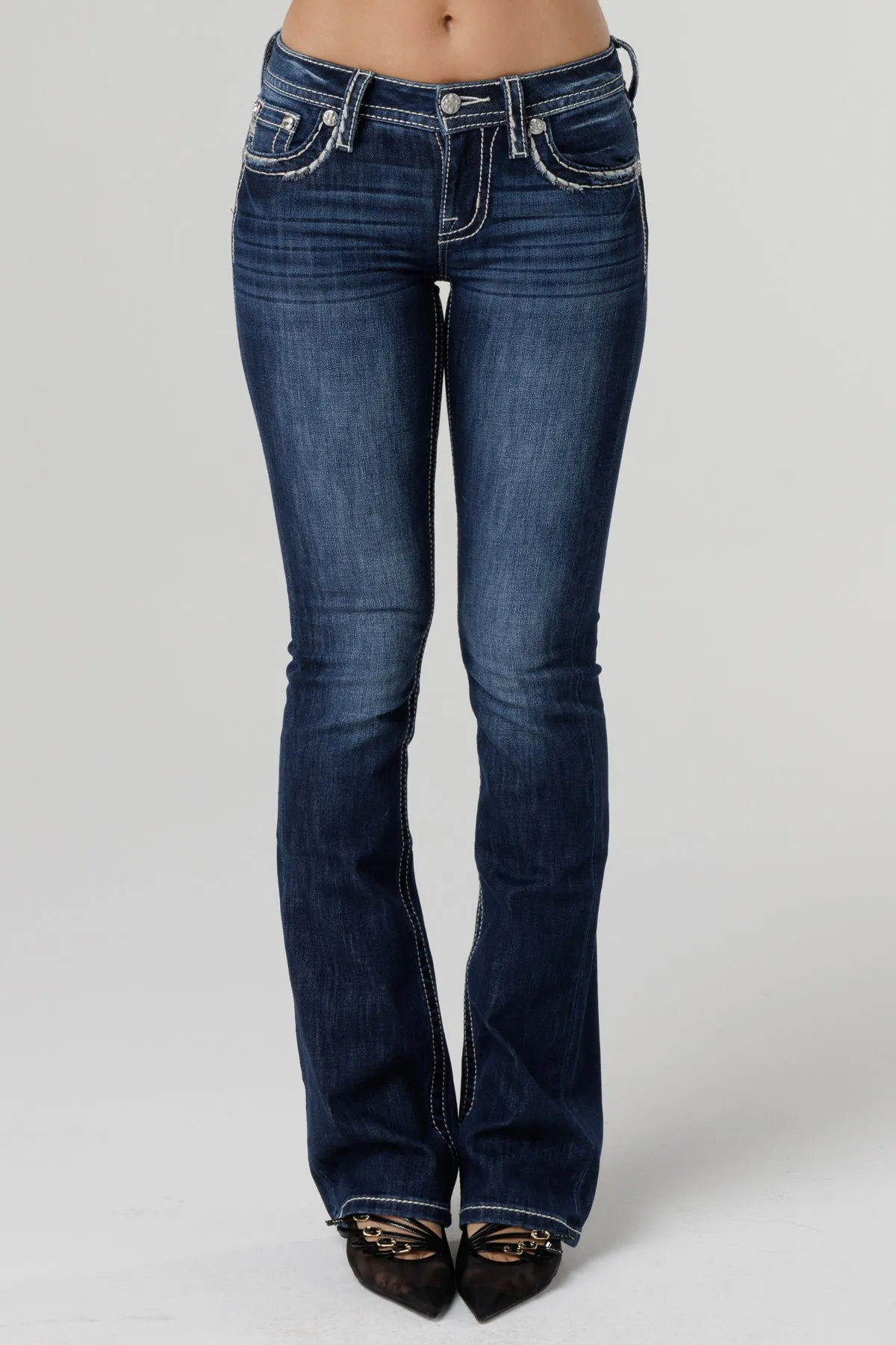 Classic Saddle Stitch Bootcut Jeans sold by Miss Me product image thumbnail 2