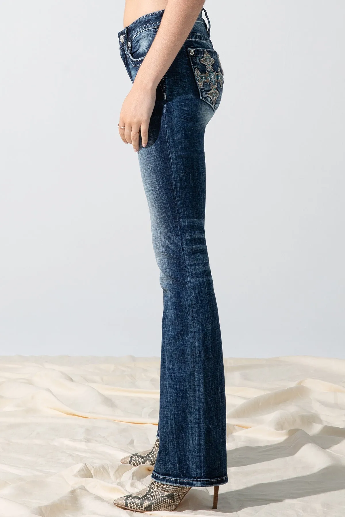 Crusader Bootcut Jeans sold by Miss Me product image thumbnail 5