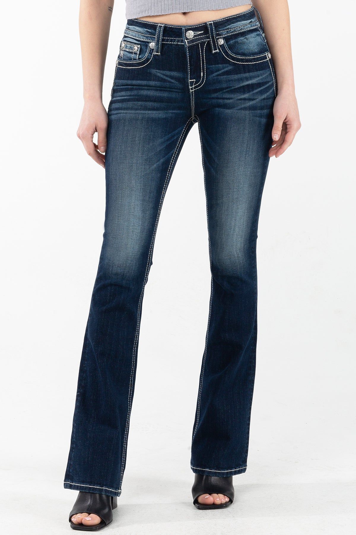 Classic Essentials Bootcut Jeans sold by Miss Me product image thumbnail 3