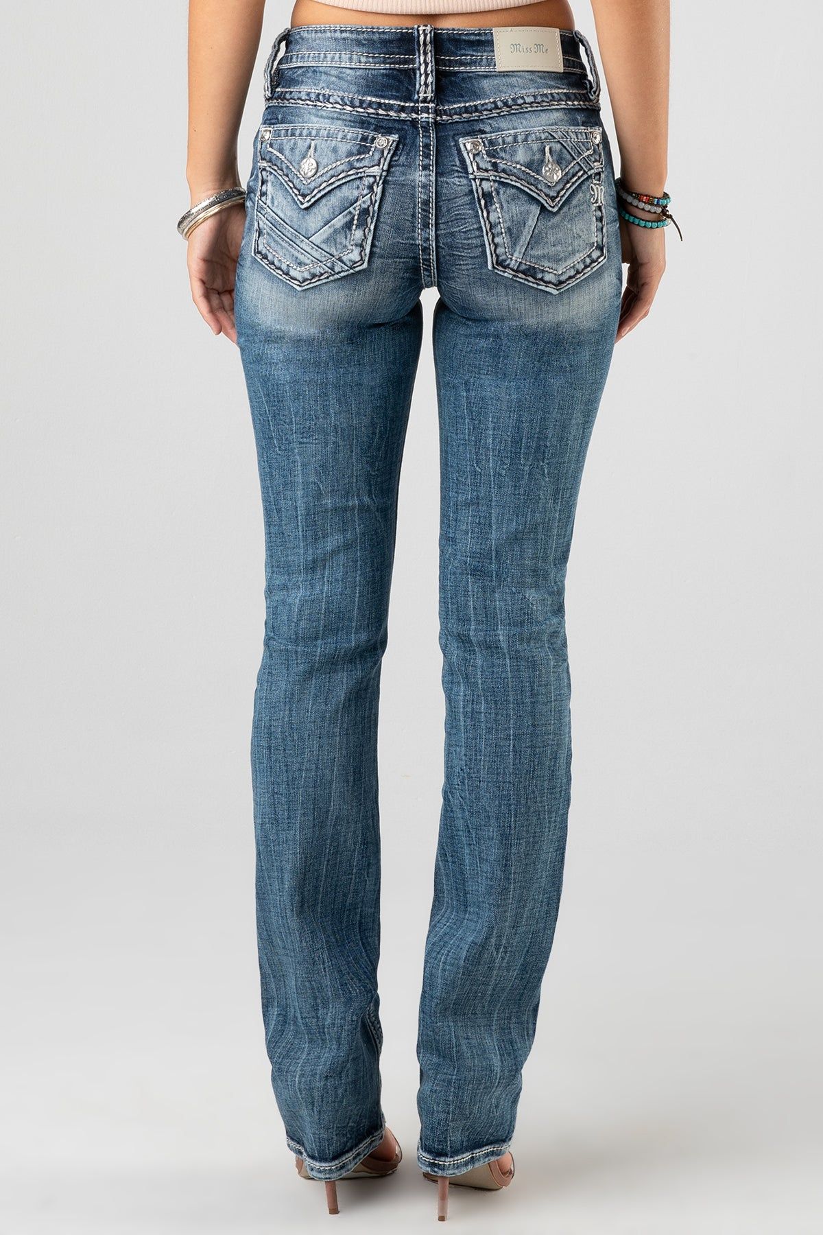 The Piece Straight Jeans sold by Miss Me