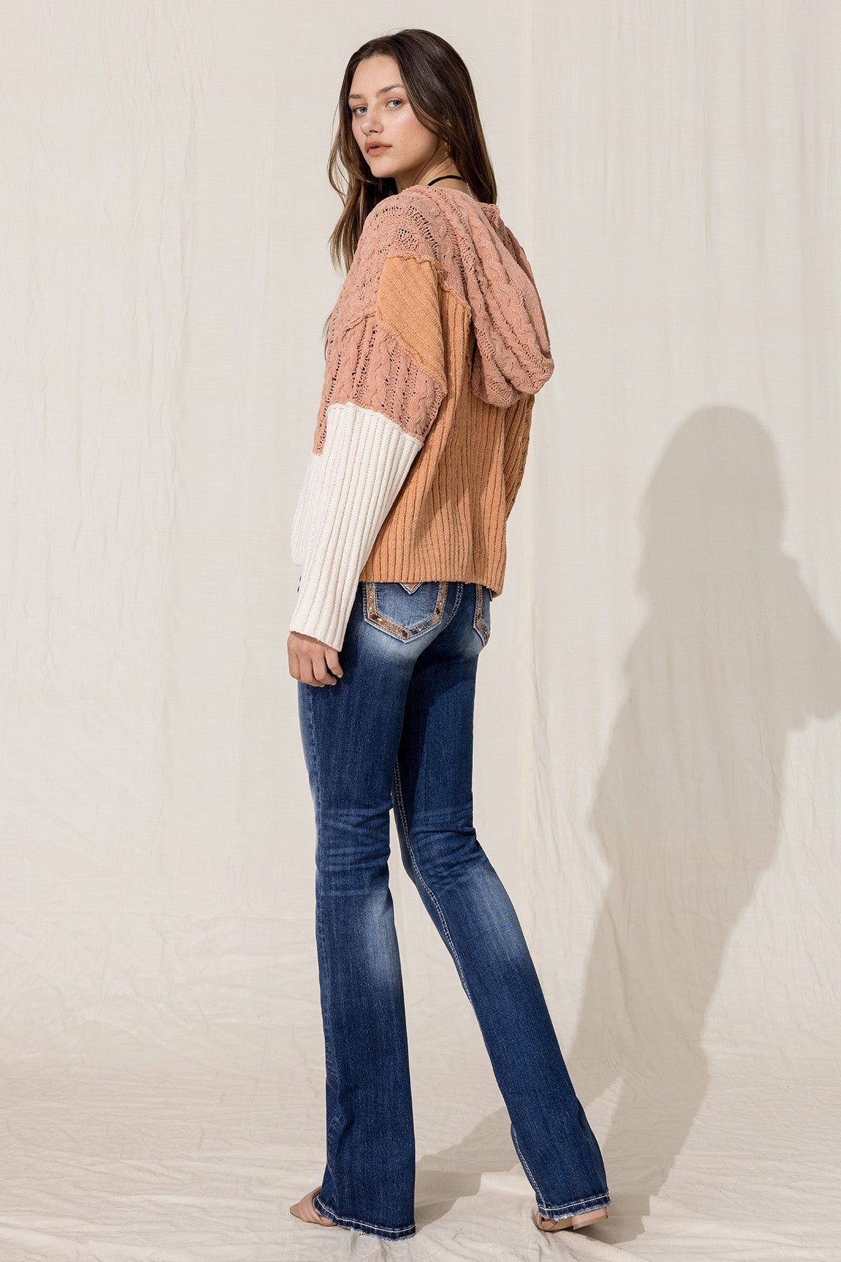 Color Blocked Cardigan sold by Miss Me product image thumbnail 5