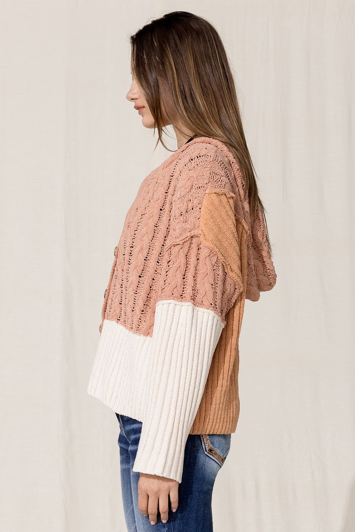 Color Blocked Cardigan sold by Miss Me product image thumbnail 3