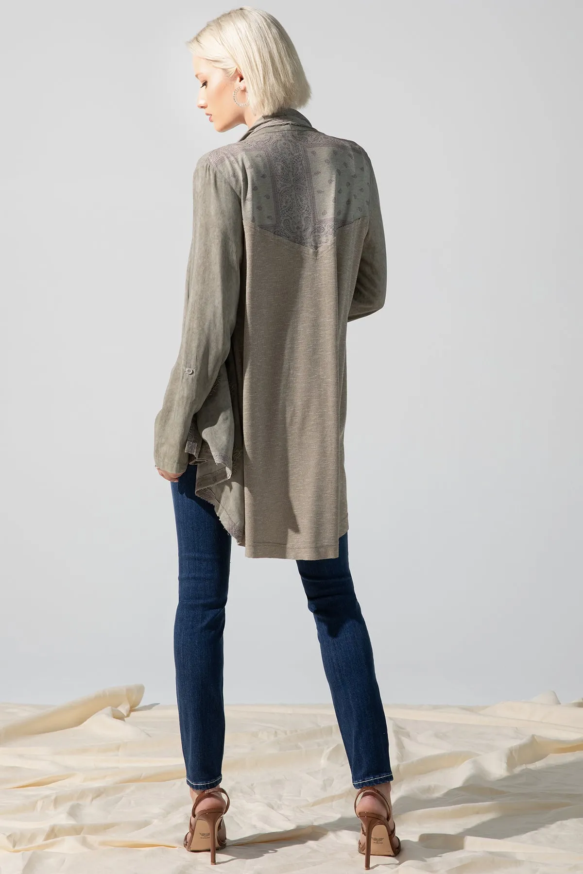 Open Drape Cardigan sold by Miss Me product image thumbnail 5