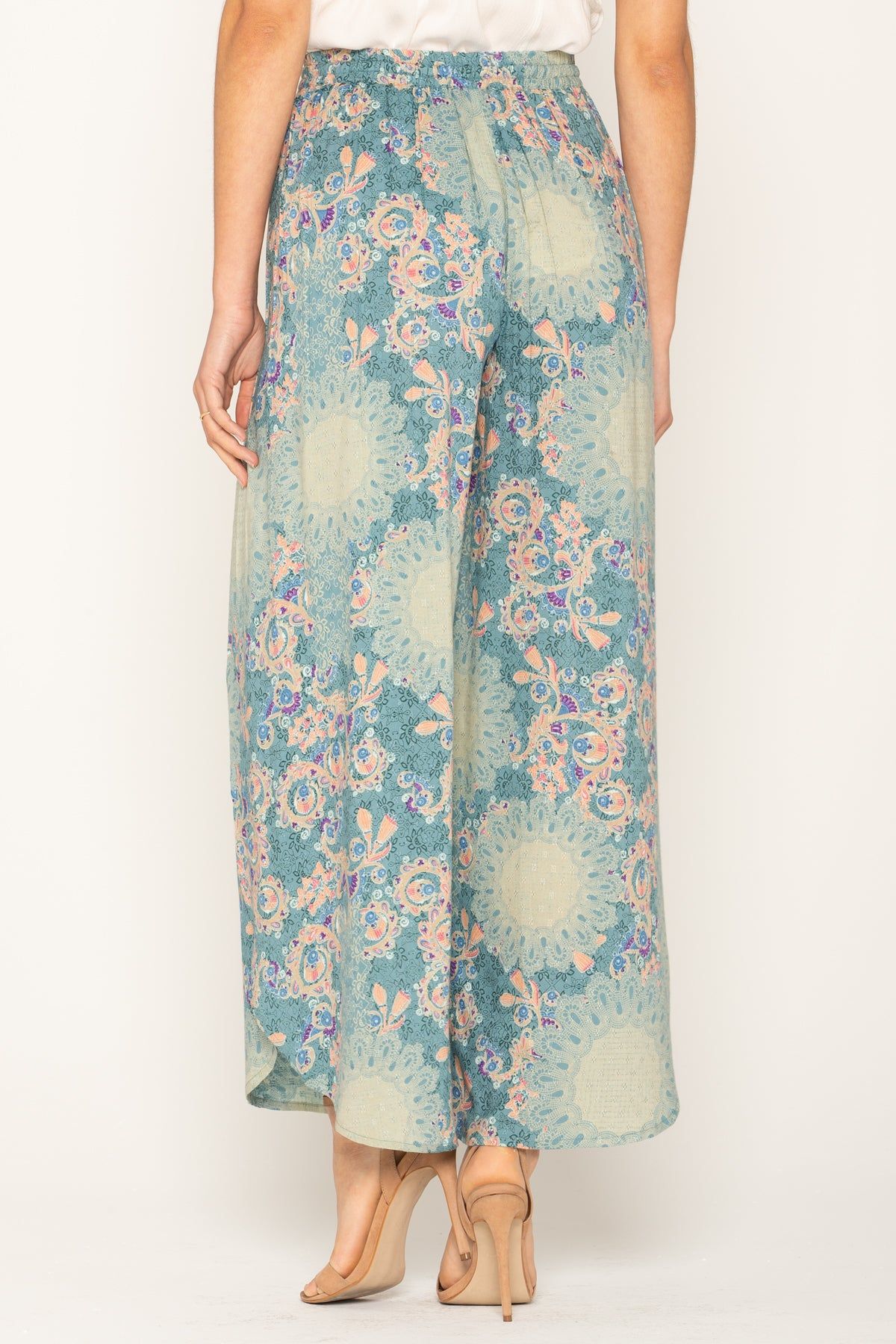 Floral Tulip Leg Pants sold by Miss Me product image thumbnail 3