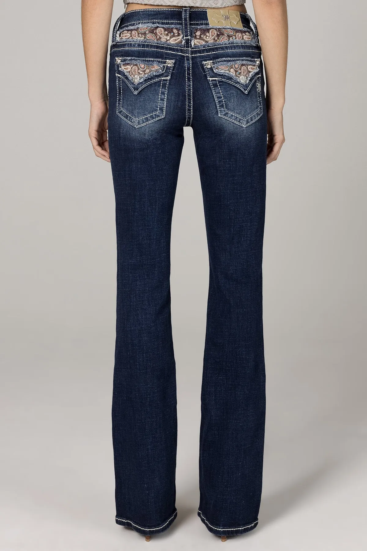Paisley Beneath Bootcut Jeans sold by Miss Me