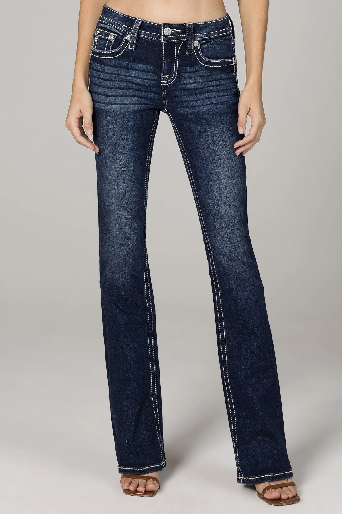 Paisley Beneath Bootcut Jeans sold by Miss Me product image thumbnail 4