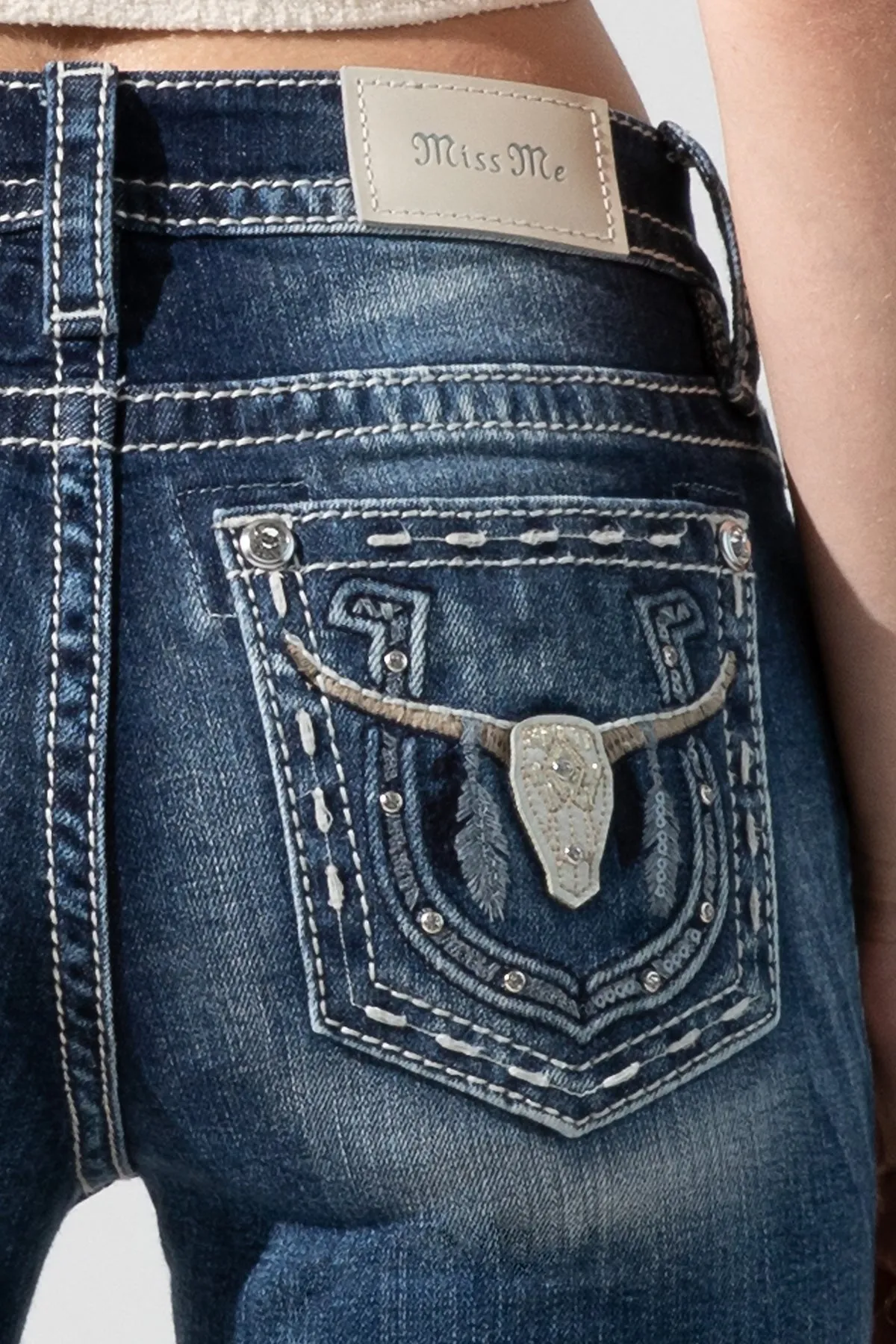 All Night Longhorn Bootcut Jeans sold by Miss Me product image thumbnail 4