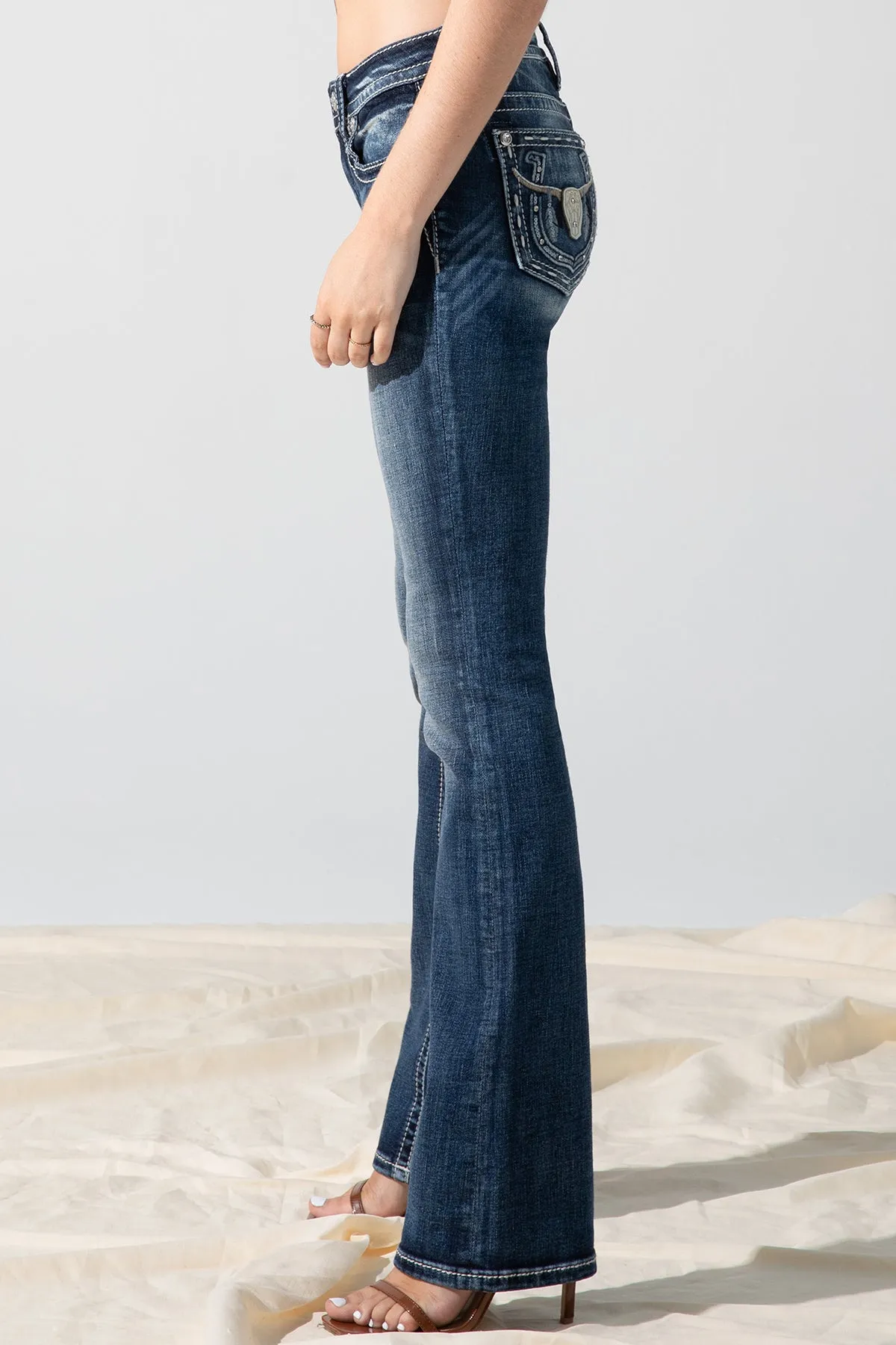All Night Longhorn Bootcut Jeans sold by Miss Me product image thumbnail 3