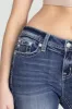 Detailed Fleur De Lis Skinny Denim sold by Miss Me