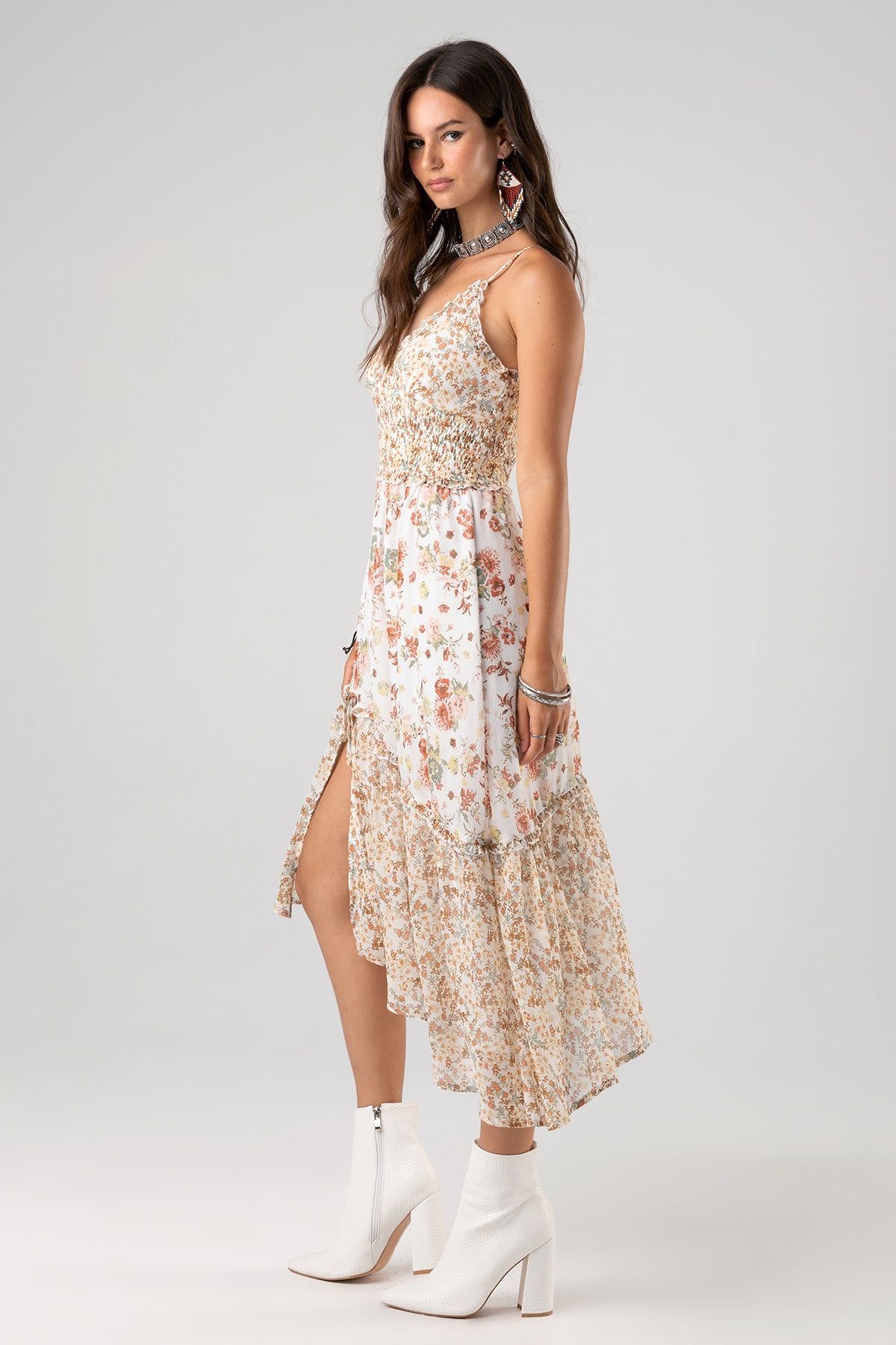 Ditzy Floral Print Dress sold by Miss Me product image thumbnail 3