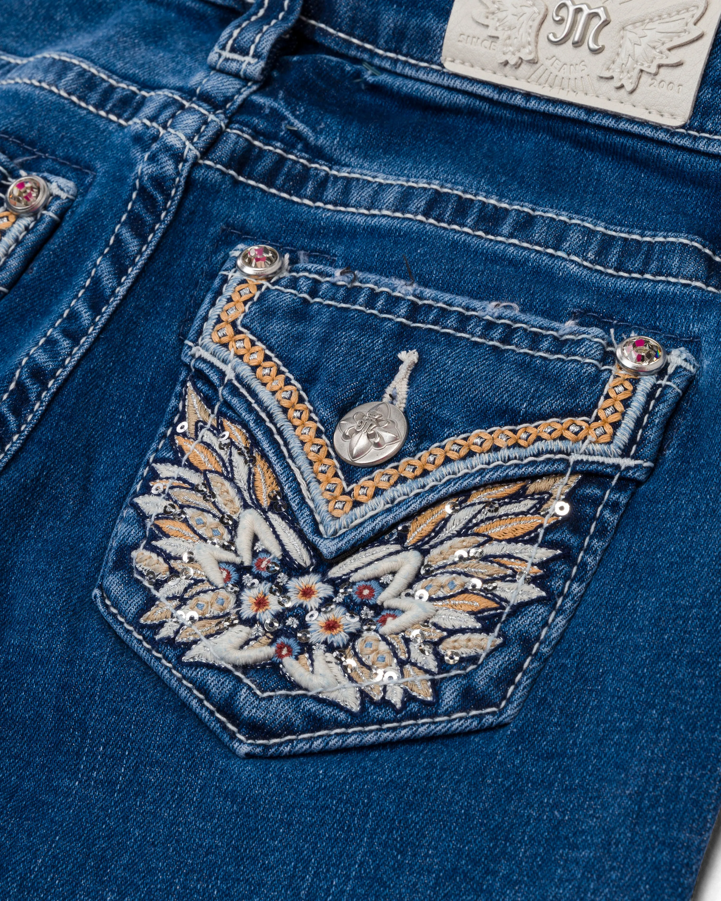 Girls Warm Wings Bootcut Jeans sold by Miss Me product image thumbnail 2