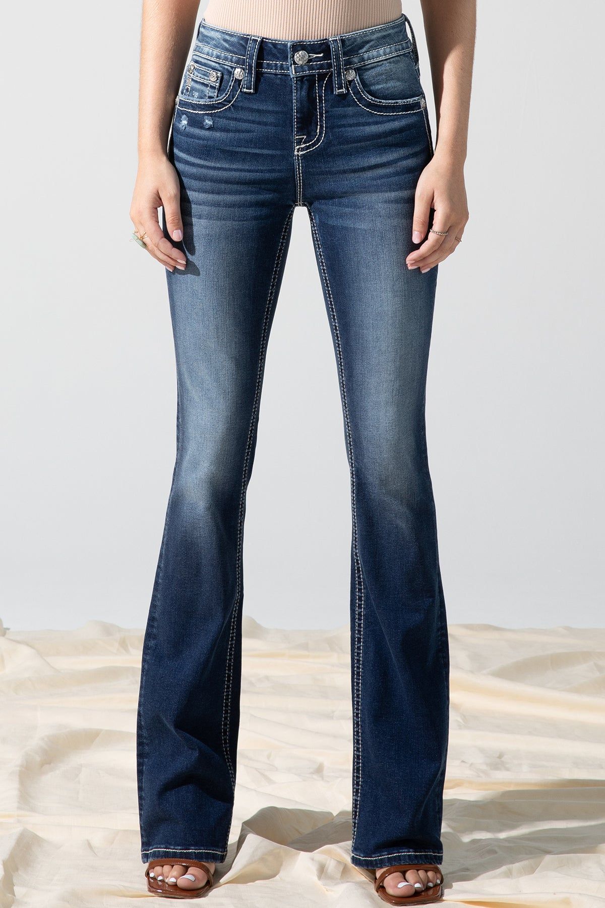 Connected Classic Bootcut Jean sold by Miss Me product image thumbnail 5