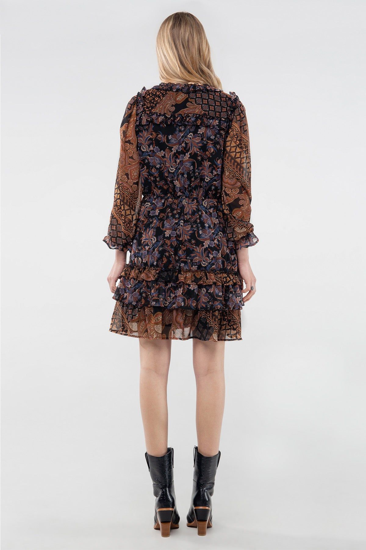 Paisley Chiffon Dress sold by Miss Me product image thumbnail 2