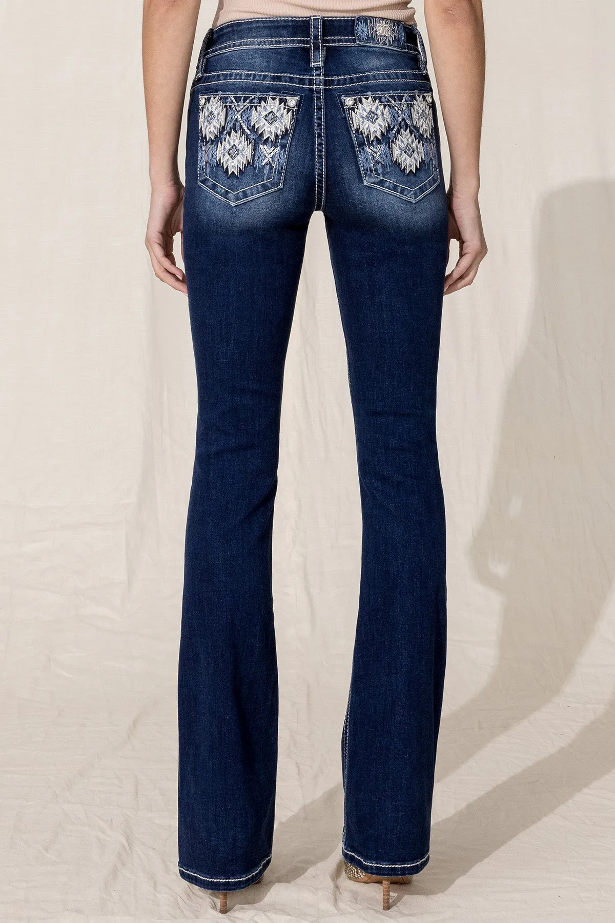 Crystal Flakes Bootcut Jeans sold by Miss Me