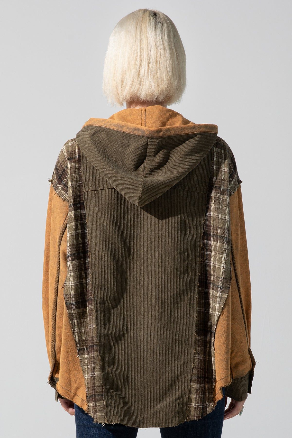 Corduroy Plaid Jacket sold by Miss Me product image thumbnail 5