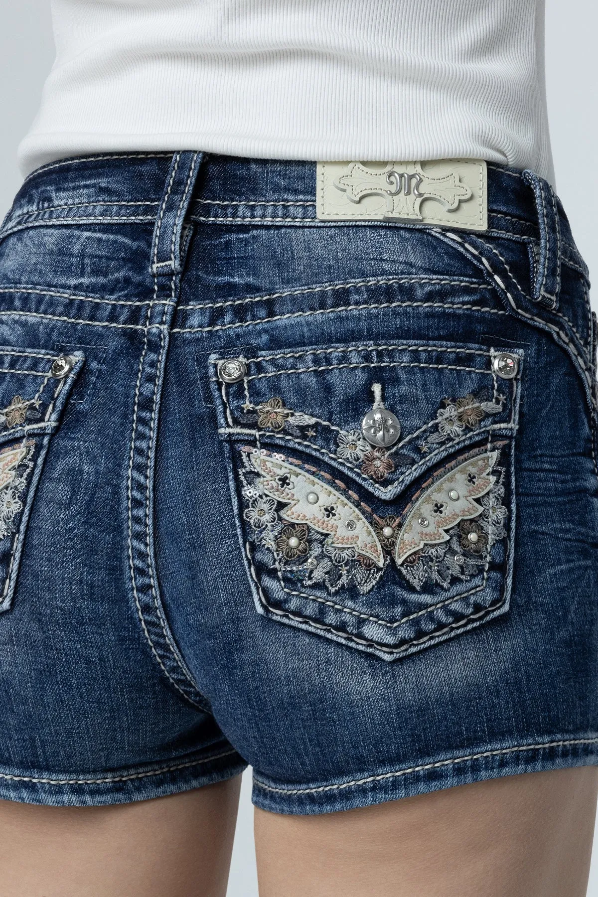 Spring Wings Shorts sold by Miss Me product image thumbnail 4