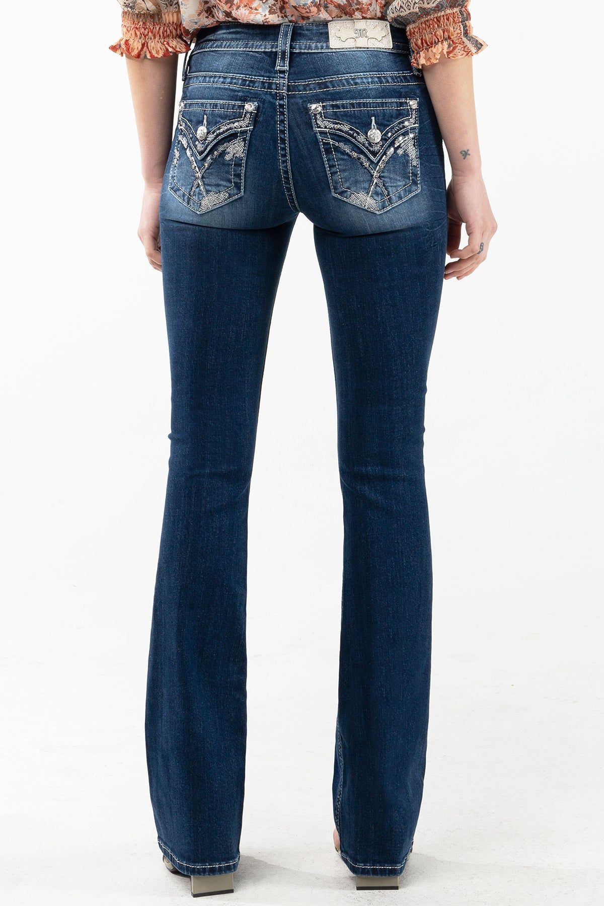 Brushed Across Bootcut Jeans sold by Miss Me