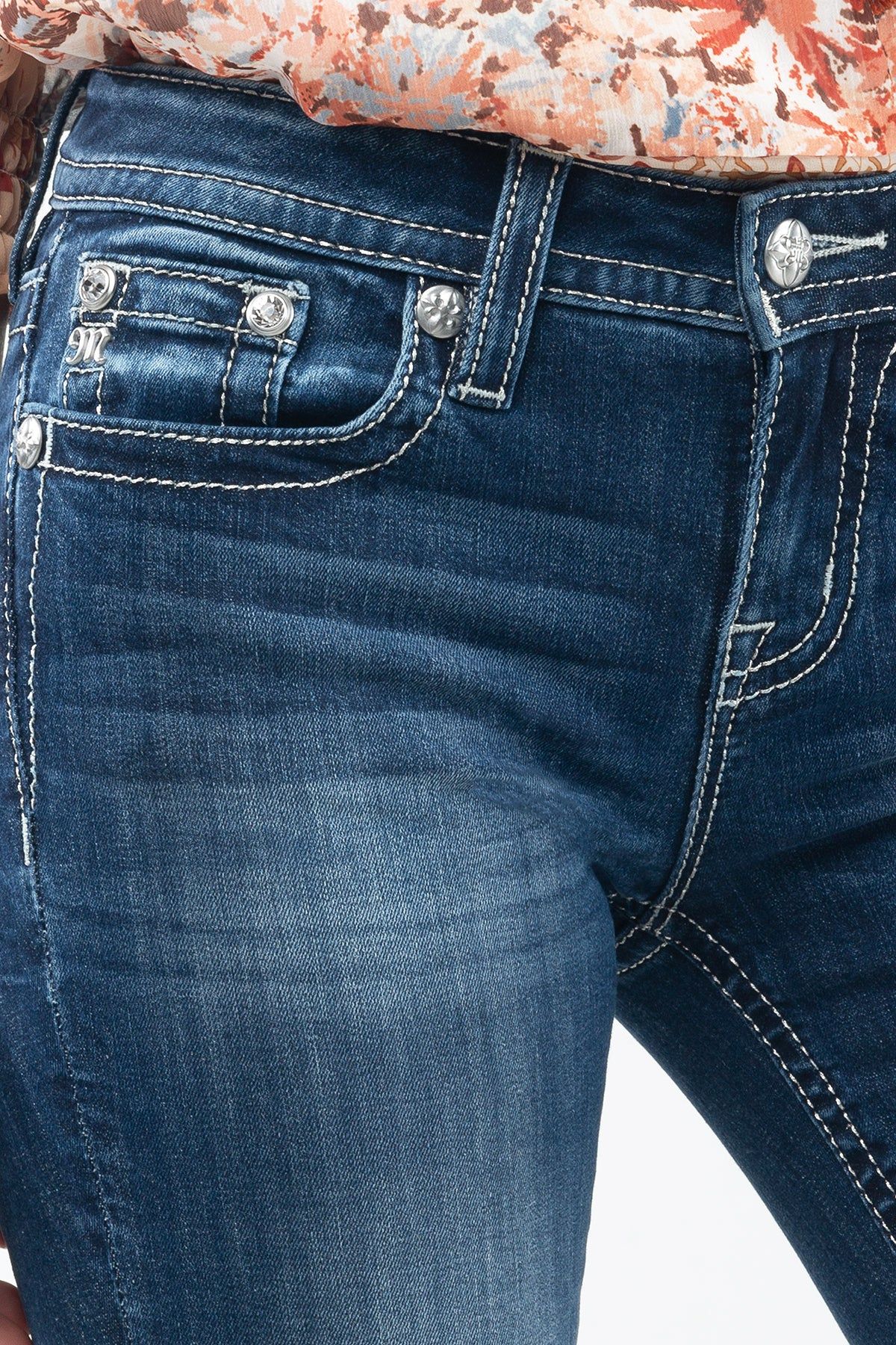 Brushed Across Bootcut Jeans sold by Miss Me product image thumbnail 4